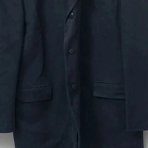 Men’s Gianelli Navy Suede Sports Coat Size 52L EUC - Picture 3 of 8